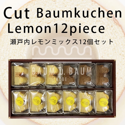 瀬戸内レモンミックス12個セットバウムウントバウム